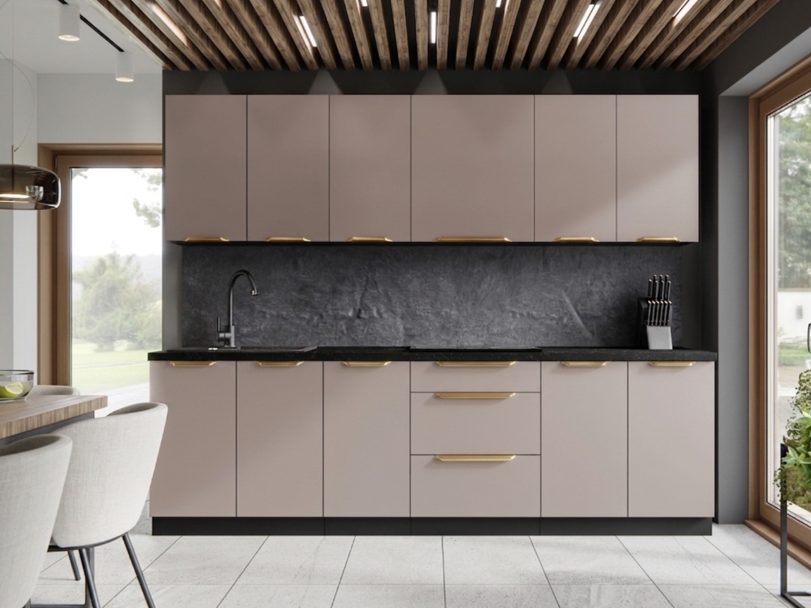 Arona Gold 260-linaro Kuchnia Arona GOLD 260cm - obrazek 1