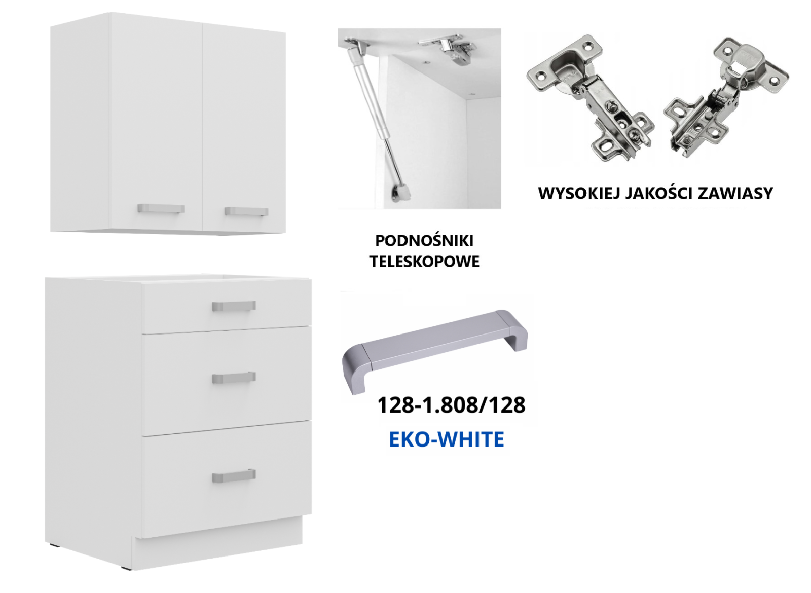 Kuchnia EKO WHITE Narożna 310x230cm - obrazek 2